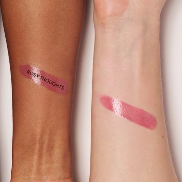 BNIB MAC Cosmetics Limited Edition Lustreglass Lipstick - Rosy Thoughts - Picture 3 of 5